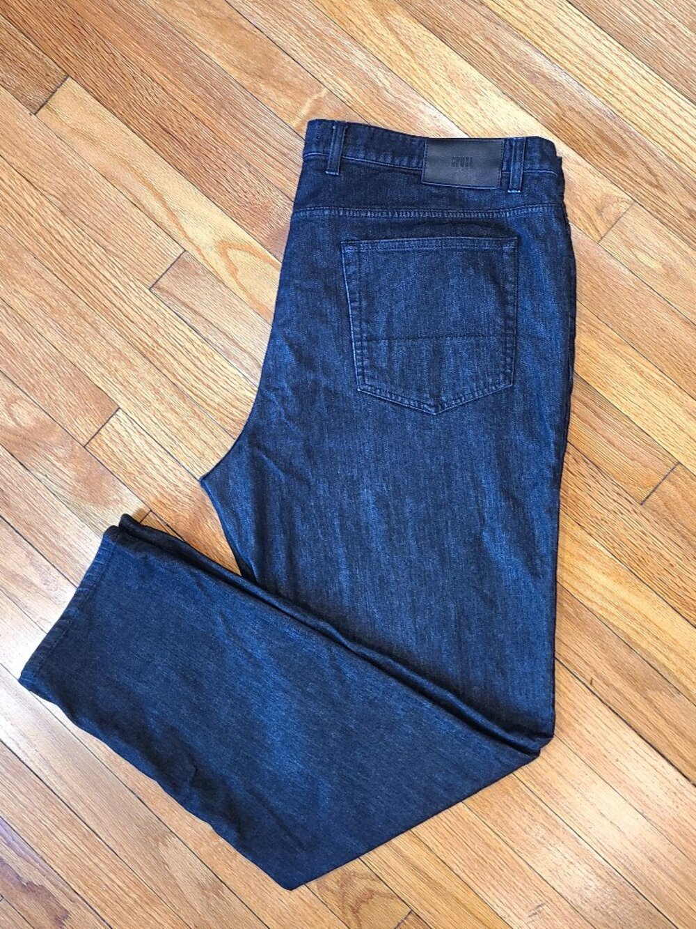 SPOKE London 12oz Original Men's Jeans Waist 42 Build C Athletic Fit Black